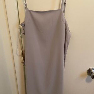 SALE Brand new xsmall gray dress, open back w/ tie